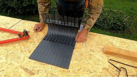 Příprava na montáž okapů