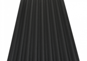 Asfaltová vlnitá střešní deska 200 x 85 cm - Intense černá