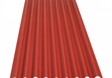 Asfaltová vlnitá střešní deska 200 x 85 cm - Intense červená