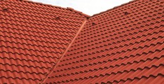 Betonová střecha Synus červená