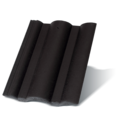 Betonová střešní taška Danubia - barva černá